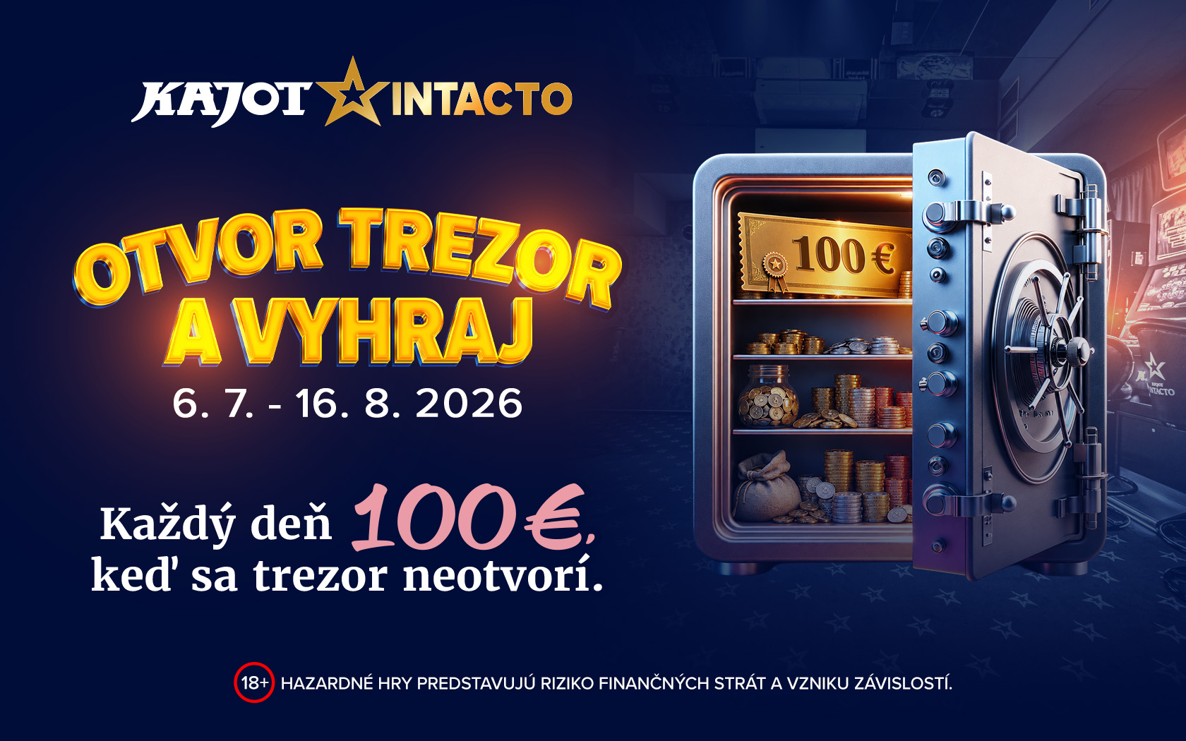 Otvor trezor plný odmien