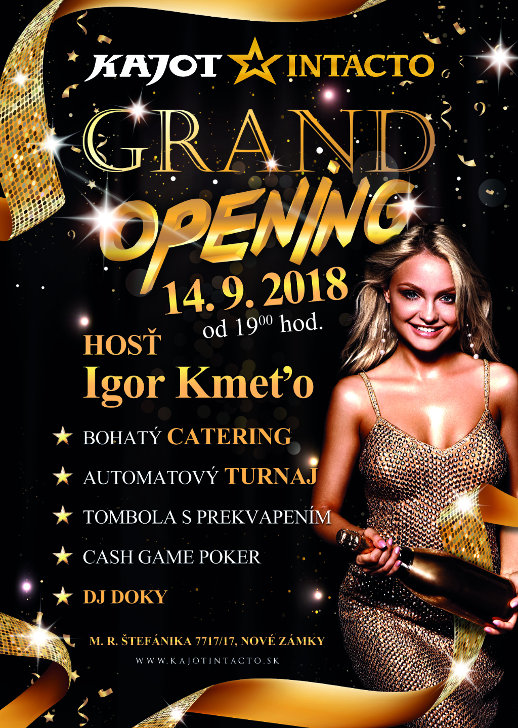GRAND OPENING PÁRTY NOVÉ ZÁMKY