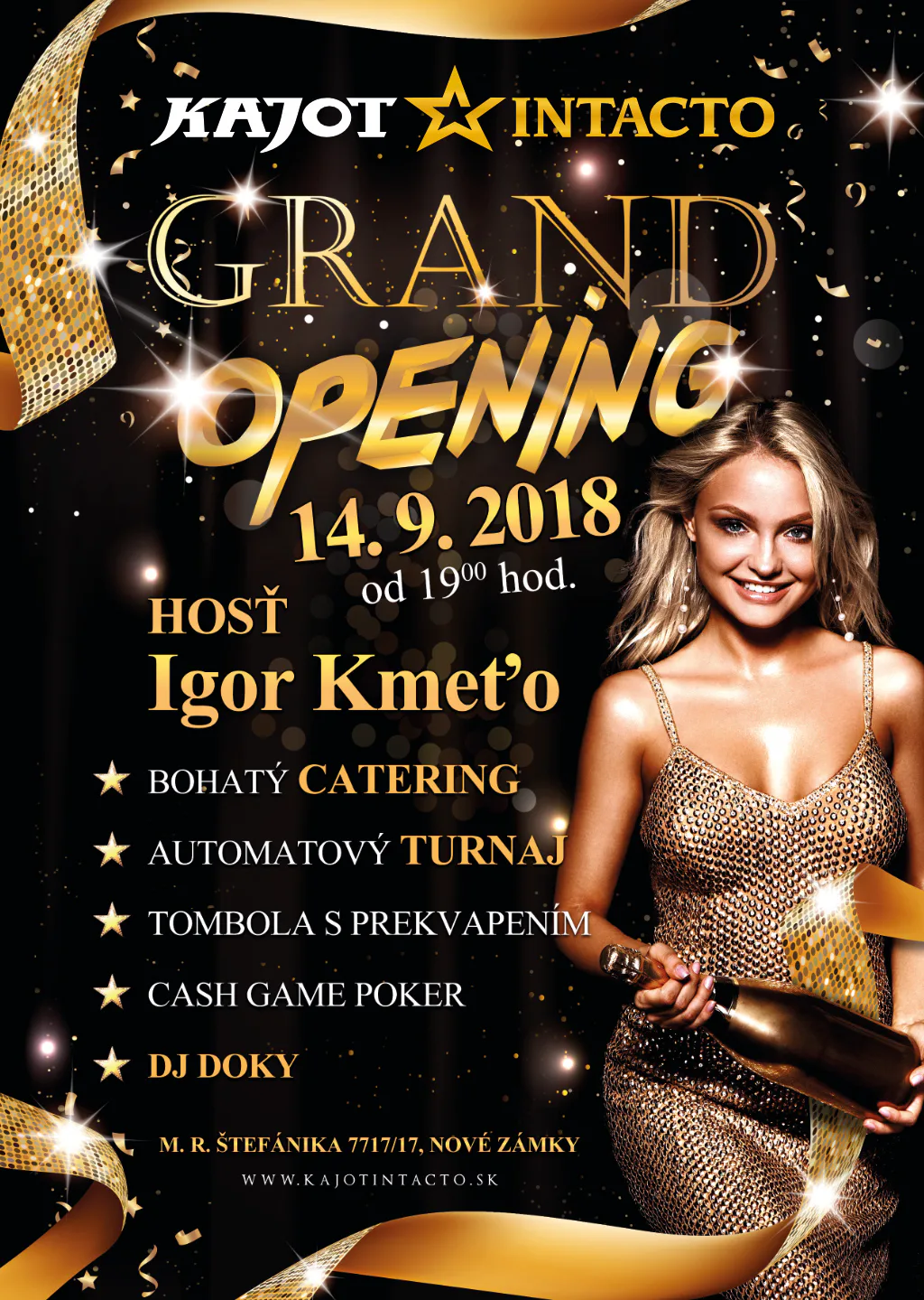 GRAND OPENING PÁRTY NOVÉ ZÁMKY