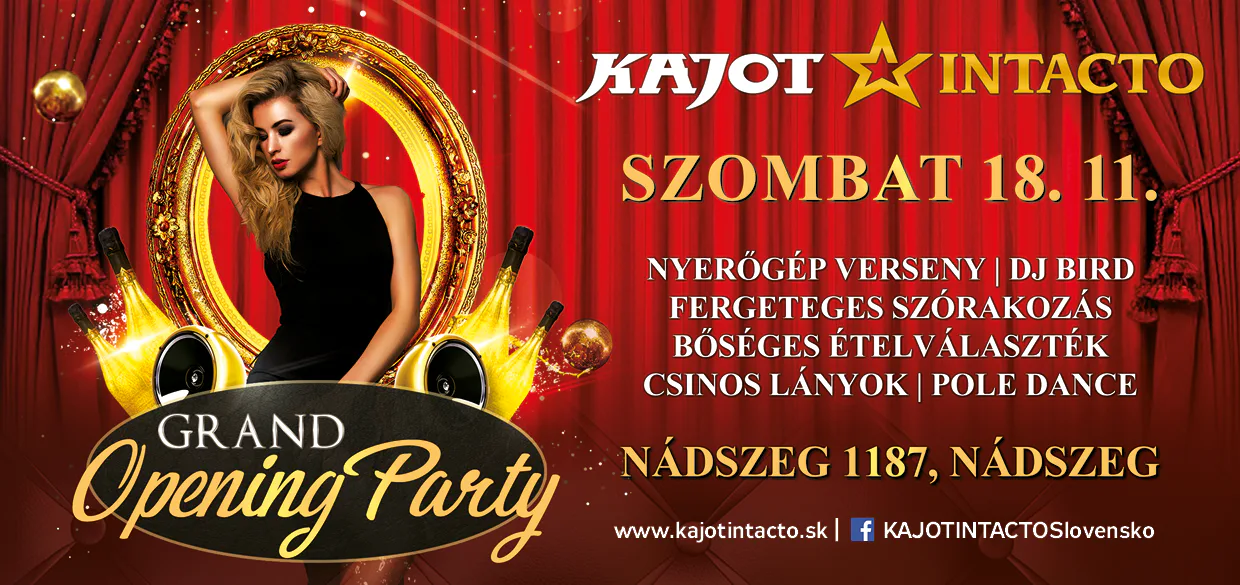 Grand opening party Trstice – 18.11.2017