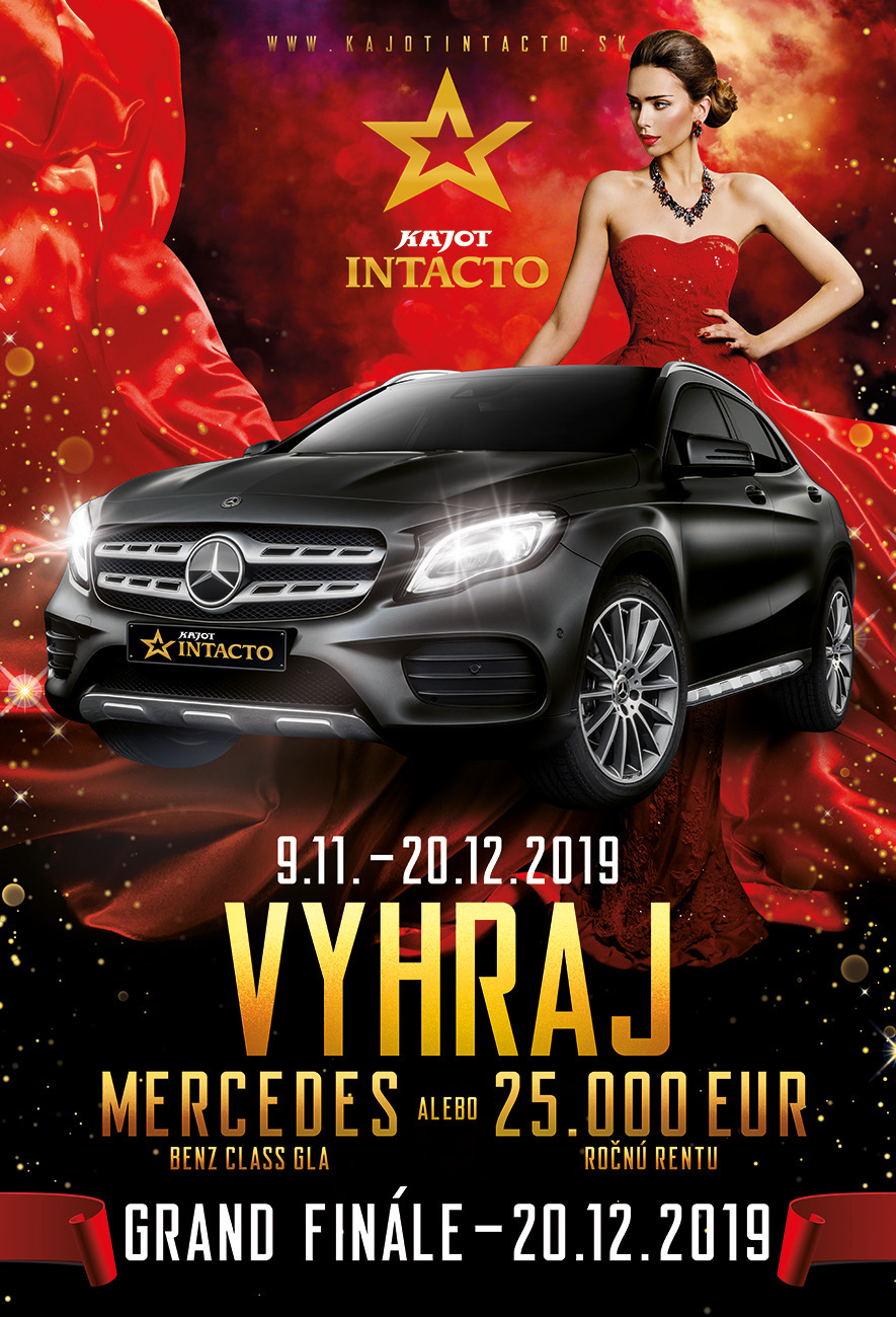Vyhraj Mercedes-Benz Class GLA alebo ročnú rentu 25 000 €