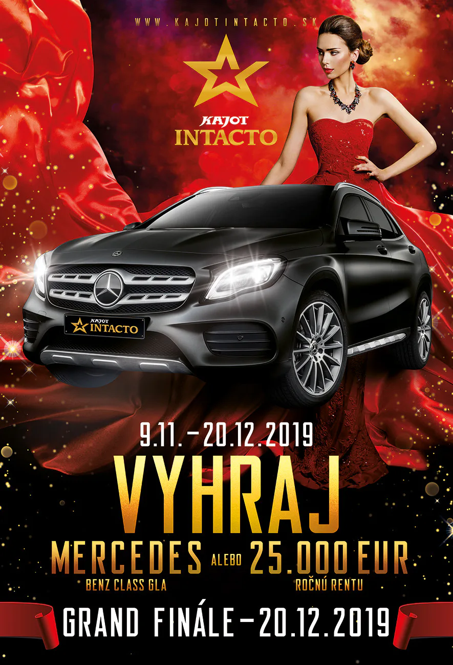 Vyhraj Mercedes-Benz Class GLA alebo ročnú rentu 25 000 €