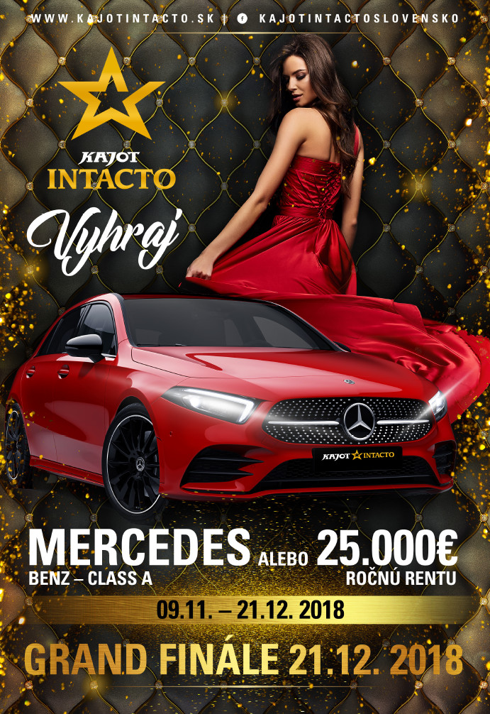 Vyhraj Mercedes-Benz A 180d alebo ročnú rentu 25 000 €