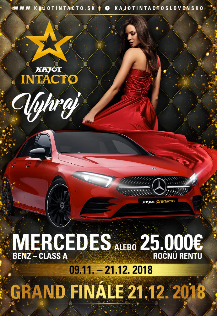 Vyhraj Mercedes-Benz A 180d alebo ročnú rentu 25 000 €